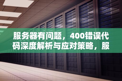 服务器有问题，400错误代码深度解析与应对策略，服务器有问题怎么解决