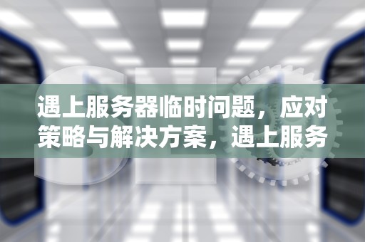 遇上服务器临时问题，应对策略与解决方案，遇上服务器临时问题怎么解决