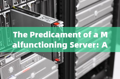 The Predicament of a Malfunctioning Server: An In-Depth Analysis，服务器有问题英语怎么说
