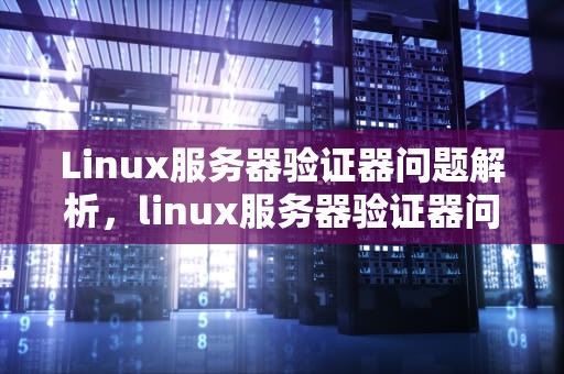 Linux服务器验证器问题解析，linux服务器验证器问题及解决