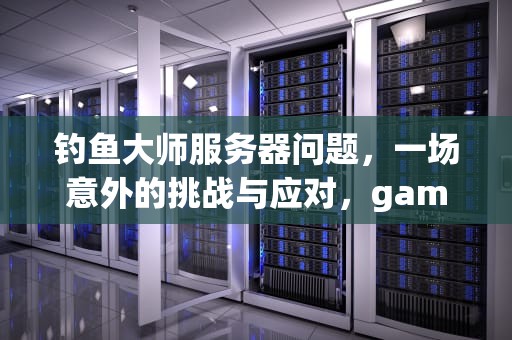 钓鱼大师服务器问题，一场意外的挑战与应对，gamevil钓鱼大师