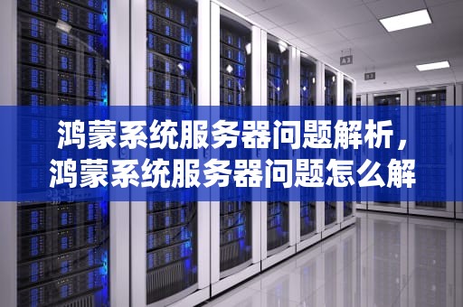 鸿蒙系统服务器问题解析，鸿蒙系统服务器问题怎么解决
