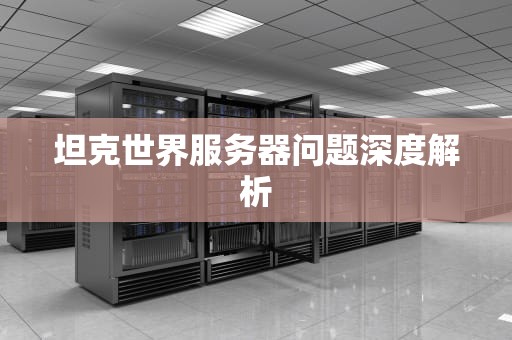 坦克世界服务器问题深度解析