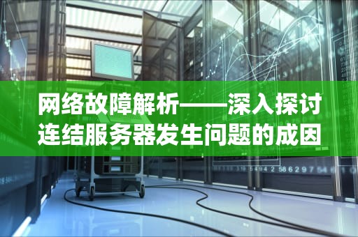 网络故障解析——深入探讨连结服务器发生问题的成因与对策，连结服务器发生问题iphone