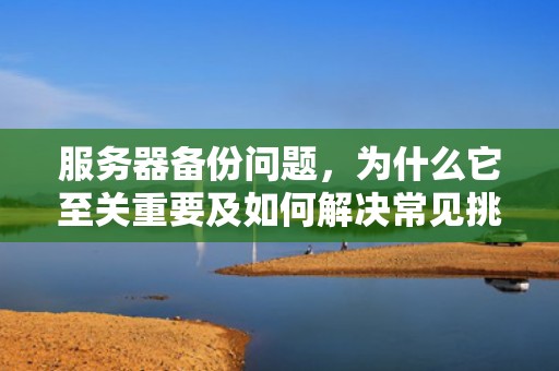 服务器备份问题，为什么它至关重要及如何解决常见挑战，服务器备份叫什么