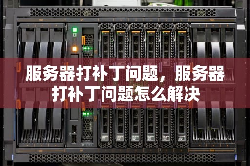 服务器打补丁问题，服务器打补丁问题怎么解决