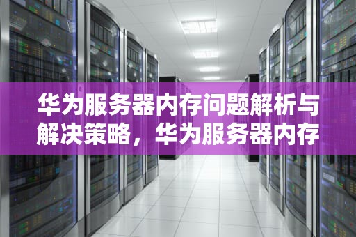 华为服务器内存问题解析与解决策略，华为服务器内存问题怎么解决