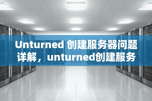 Unturned 创建服务器问题详解，unturned创建服务器后怎么进