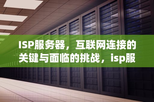 ISP服务器，互联网连接的关键与面临的挑战，isp服务器是问题服务器吗