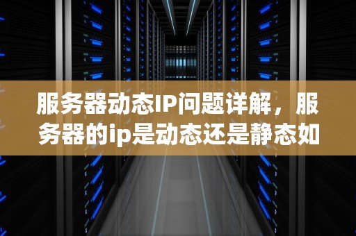 服务器动态IP问题详解，服务器的ip是动态还是静态如何找