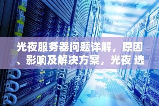 光夜服务器问题详解，原因、影响及解决方案，光夜 选项