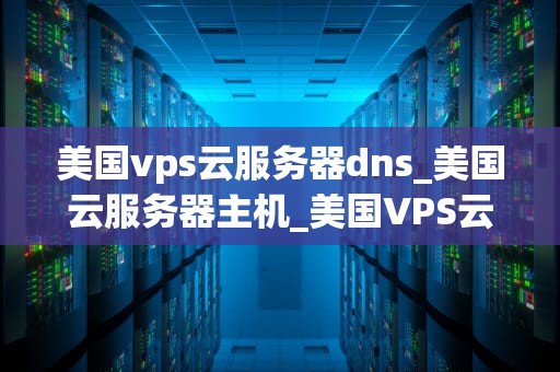 美国vps云服务器dns_美国云服务器主机_美国VPS云服务器DNS的全面解析