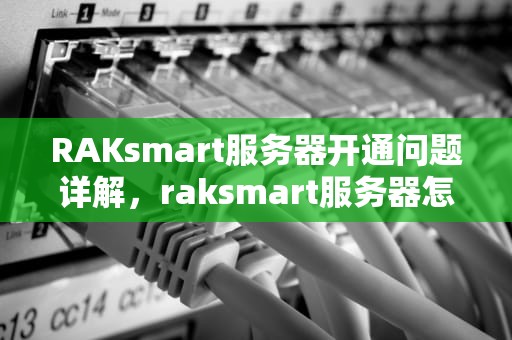 RAKsmart服务器开通问题详解，raksmart服务器怎么样