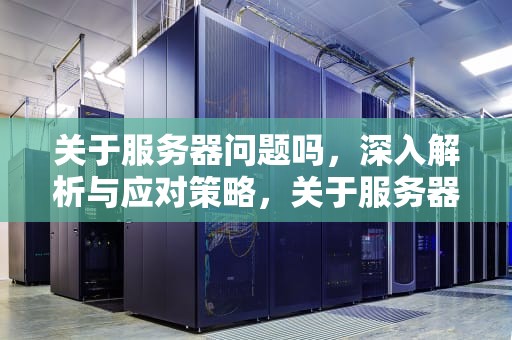 关于服务器问题吗，深入解析与应对策略，关于服务器的问题