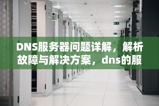 DNS服务器问题详解，解析故障与解决方案，dns的服务器故障怎么办