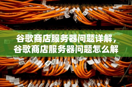 谷歌商店服务器问题详解，谷歌商店服务器问题怎么解决
