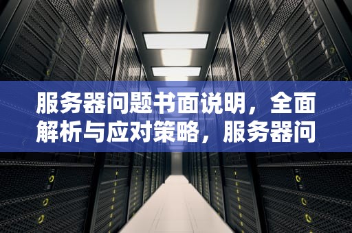 服务器问题书面说明，全面解析与应对策略，服务器问题书面说明怎么写
