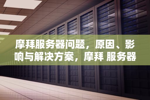 摩拜服务器问题，原因、影响与解决方案，摩拜 服务器 问题怎么解决
