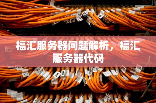 福汇服务器问题解析，福汇服务器代码