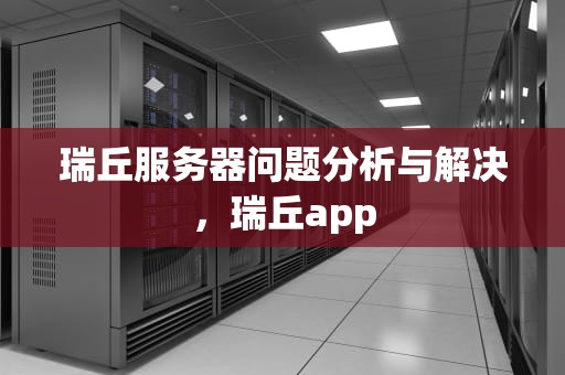 瑞丘服务器问题分析与解决，瑞丘app