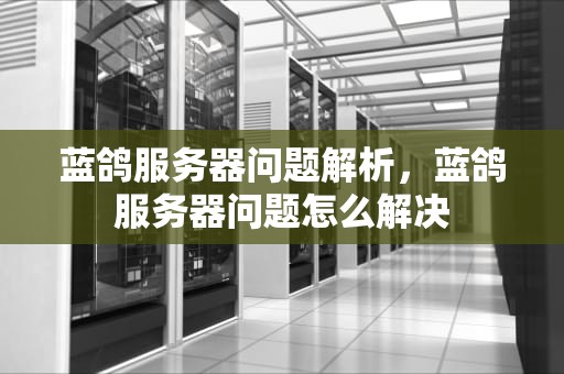 蓝鸽服务器问题解析，蓝鸽服务器问题怎么解决