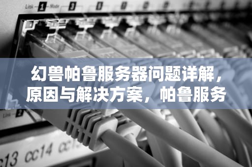 幻兽帕鲁服务器问题详解，原因与解决方案，帕鲁服务器问题怎么解决