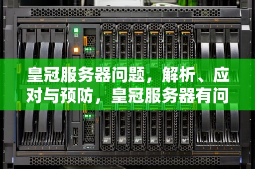 皇冠服务器问题，解析、应对与预防，皇冠服务器有问题怎么解决