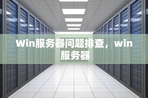 Win服务器问题排查，win 服务器