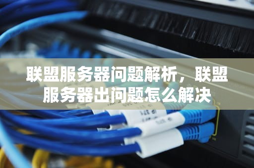 联盟服务器问题解析，联盟服务器出问题怎么解决
