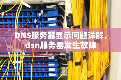 DNS服务器显示问题详解，dsn服务器发生故障