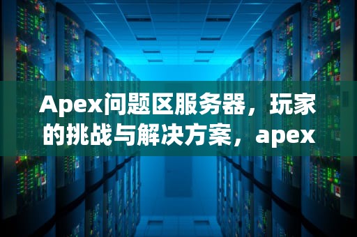 Apex问题区服务器，玩家的挑战与解决方案，apex服务器有问题