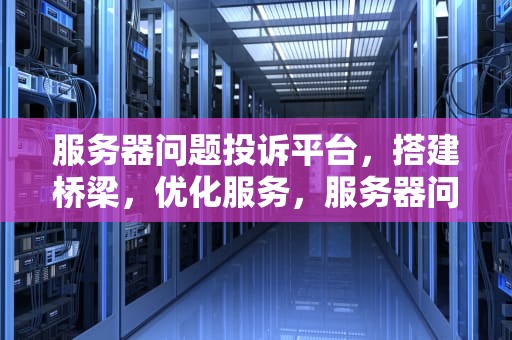 服务器问题投诉平台，搭建桥梁，优化服务，服务器问题投诉平台有哪些