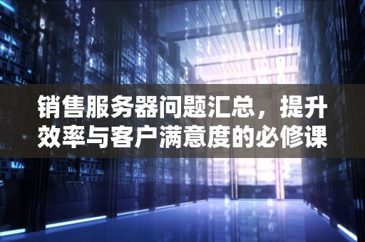 销售服务器问题汇总，提升效率与客户满意度的必修课，销售服务器问题汇总怎么写