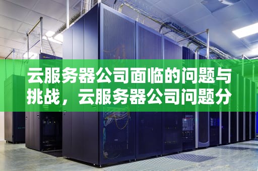 云服务器公司面临的问题与挑战，云服务器公司问题分析