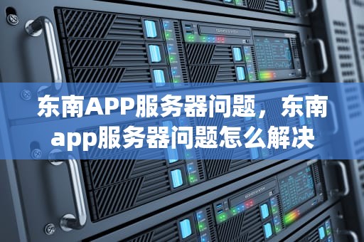 东南APP服务器问题，东南app服务器问题怎么解决