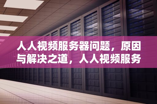 人人视频服务器问题，原因与解决之道，人人视频服务器异常怎么办