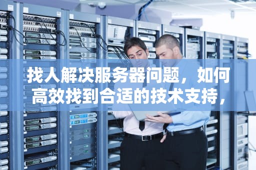 找人解决服务器问题，如何高效找到合适的技术支持，找人解决服务器问题要多久