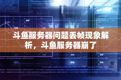 斗鱼服务器问题丢帧现象解析，斗鱼服务器崩了
