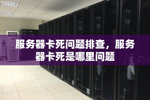服务器卡死问题排查，服务器卡死是哪里问题