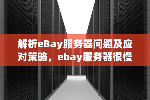 解析eBay服务器问题及应对策略，ebay服务器很慢