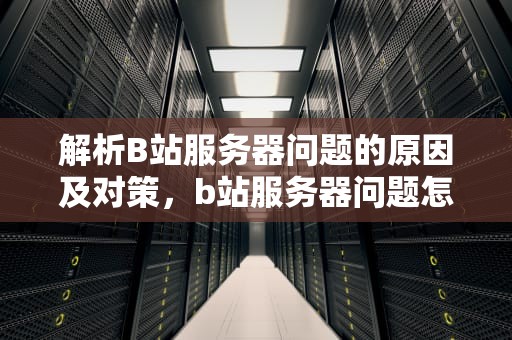 解析B站服务器问题的原因及对策，b站服务器问题怎么解决