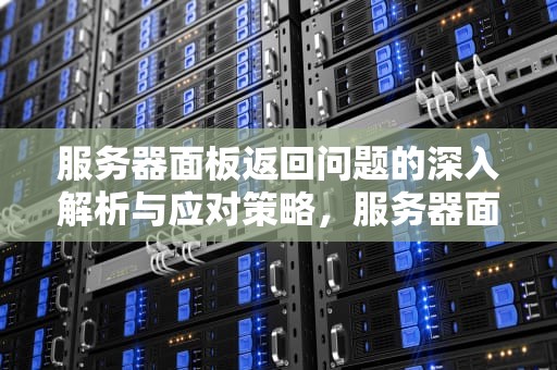 服务器面板返回问题的深入解析与应对策略，服务器面板返回问题怎么解决