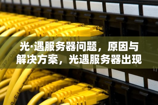 光·遇服务器问题，原因与解决方案，光遇服务器出现问题