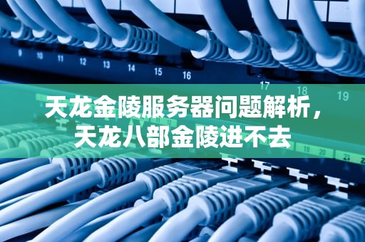 天龙金陵服务器问题解析，天龙八部金陵进不去