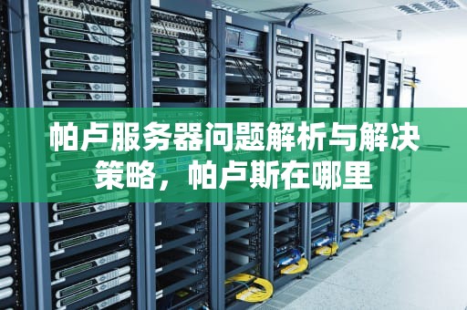 帕卢服务器问题解析与解决策略，帕卢斯在哪里