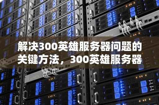 解决300英雄服务器问题的关键方法，300英雄服务器不见了