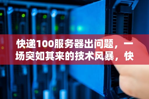 快递100服务器出问题，一场突如其来的技术风暴，快递100登陆显示服务错误