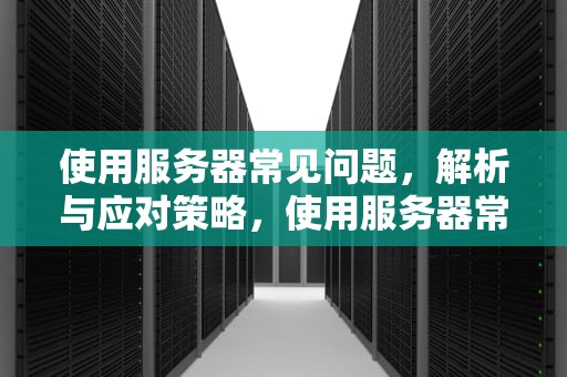 使用服务器常见问题，解析与应对策略，使用服务器常见问题有哪些