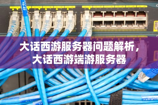 大话西游服务器问题解析，大话西游端游服务器
