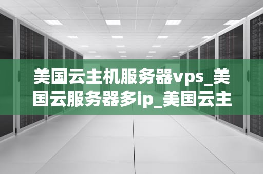 美国云主机服务器vps_美国云服务器多ip_美国云主机服务器VPS：助力企业轻松搭建高效稳定的网络环境